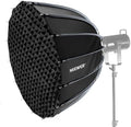 NEEWER BASICS Parabolic Softbox Bowens Mount, 35.4" Quick Release Soft Box Light Diffuser/Grid/Bag Compatible with Godox Compatible with Aputure 600d Studio Photography Video Recording Lighting, NS38P
