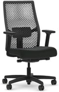 HON Ignition 2.0 ReActiv Ergonomic Office Chair, Lumbar Support, Black