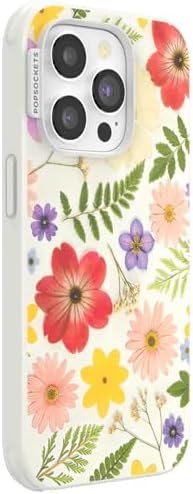 PopSockets iPhone 14 Pro Phone Case with MagSafe- Wild Blooms | Magnetic, Wireless Charging, Camera & Drop Protection, Western, Boho, Aesthetic, Flower, Floral