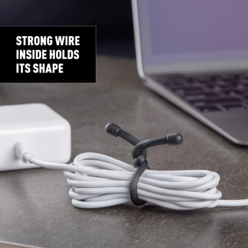 Nite Ize Original Gear Tie, Reusable Rubber Twist Tie