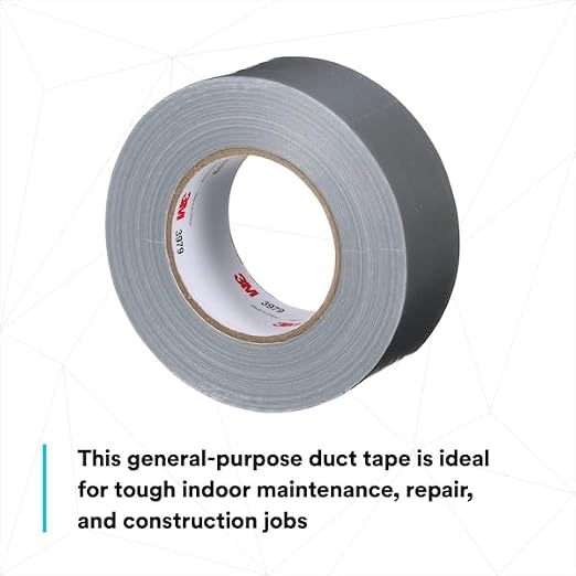3M Contractor Grade Pro Strength Duct Tape 3979, Silver, 1.88 in x 60 yd