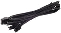 SilverStone Black Sleeved PSU Cable for One EPS/ATX 12V 8-Pin Adapter 750mm long PP06B-EPS75