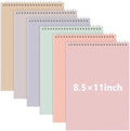 Resurhang 6 Pack Office Steno Pads, Fresh Tone, Classic Style