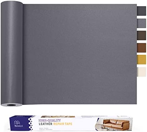 Leather Repair Patch Tape Kit, Self Adhesive Leather Repair for Furniture, Couch, Sofa, Car Seats,Office Chair,Vinyl Repair Kit.30inx16in