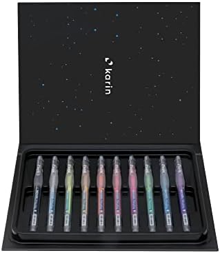 Karin Deco Gel 1.0 Milky Way 10 Colours Set, Gel Pens in Pastel Colours