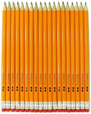 Seagull 1000 Count Pre-Sharpened #2 HB Pencils with Erasers