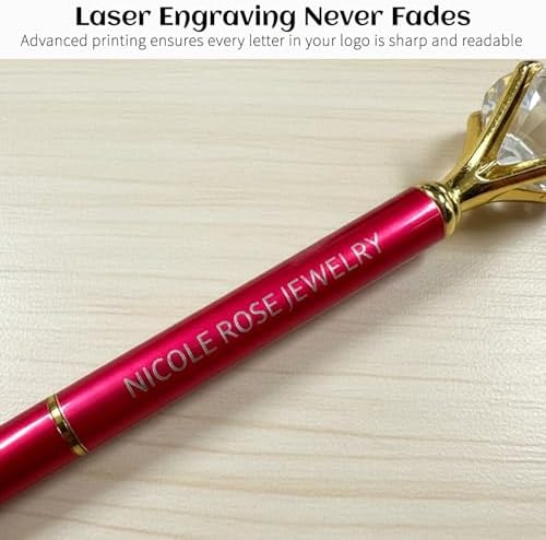 Personalized Crystal Pens 20 Packs for Wedding Party and Favor Bags