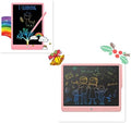 TEKFUN Girls Gifts LCD Writing Tablet 10in + 15in Set, Suitable for All Age Groups, Colorful Doodle Board Writing Pad, Christmas Toys for 3 4 5 6 7 Year Old Kids Toys Teen Girl Gifts