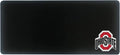 Ohio State University Classic Cloth Desk Mat, Durable Office Supplies, Non-Slip Base, Responsive Desk Pad with Smooth Cloth Surface, Black