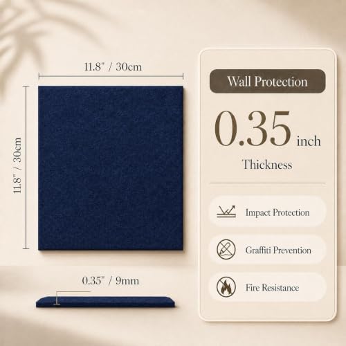 Felt Bulletin Board Tiles, Cork Board Alternative, 48 x 36 in