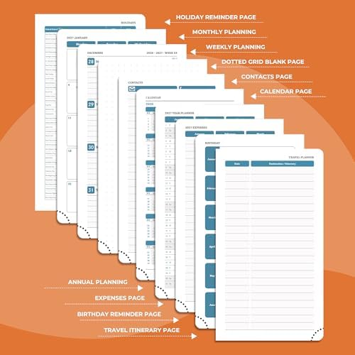Planner 2026-2027 Daily Daily Weekly and Monthly,6.5"x3.75"