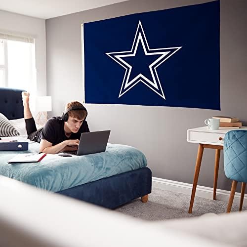 NFL Rico Industries Standard 3' x 5' Banner Flag Single Sided - Indoor or Outdoor - Home Décor