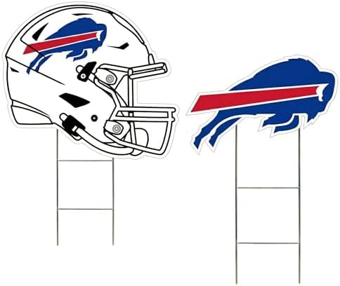 NFL Logo & Helmet 2 Pack Yard Sign Set