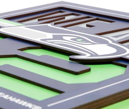 YouTheFan NFL Seattle Seahawks Slogan Series 3D Wall Art