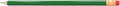 Pencil Guy Round Green Blank Sharpened Pencils 1000 per box