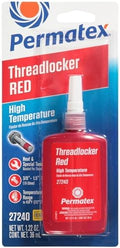 Permatex 27240 High Temperature Threadlocker Red, 36 ml