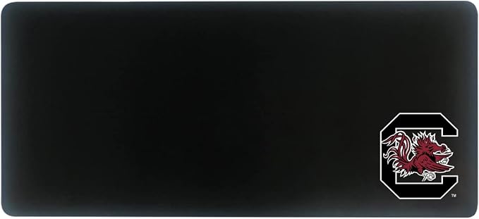 University of South Carolina Classic Cloth Desk Mat, Durable Office Supplies, Non-Slip Base, Responsive Desk Pad with Smooth Cloth Surface, Black