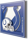 YouTheFan NFL Indianapolis Colts 3D Logo Series Wall Art