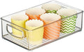 iDesign Stackable Pantry Bin with Handles, Clear