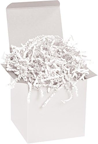 Top Pack Supply 10 lb. White Crinkle Paper Packing, Shipping, and Moving Box Filler Shredded Paper for Box Package, Basket Stuffing, Bag, Gift Wrapping, Holidays, Crafts, and Decoration