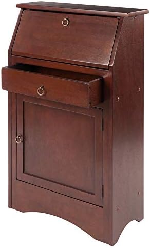 Winsome Regalia Secretary Desk, Antique Walnut