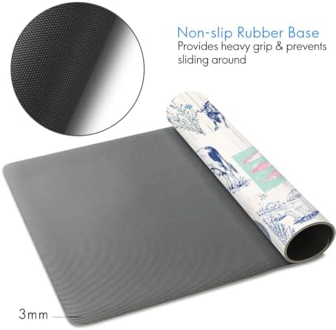Western Preppy Coast Beach Desk Mat Small Gaming Mouse Pad