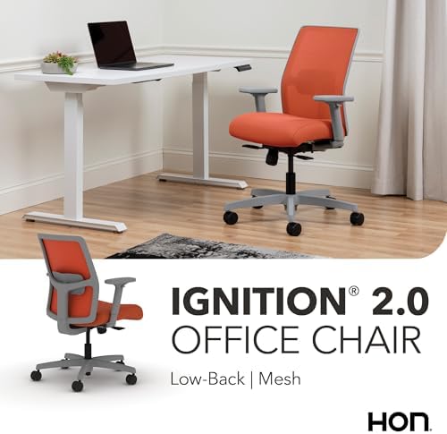 HON Ignition 2.0 Low Back Ergonomic Office Chair, Desk Chair, Salamander