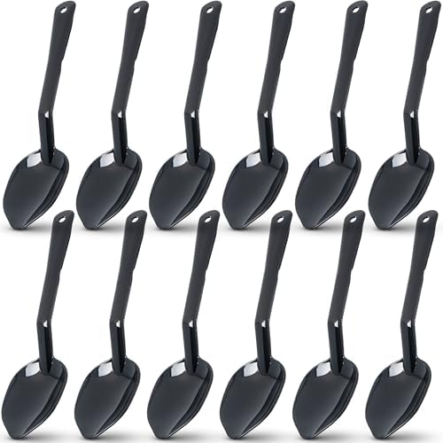 Carlisle FoodService Products 441003 Serving Spoons, 11-Inch, Polycarbonate, Black (Case of 12)