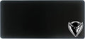 DePaul University Classic Cloth Desk Mat, Durable Office Supplies, Non-Slip Base, Responsive Desk Pad with Smooth Cloth Surface, Black