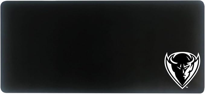 DePaul University Classic Cloth Desk Mat, Durable Office Supplies, Non-Slip Base, Responsive Desk Pad with Smooth Cloth Surface, Black