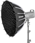 NEEWER Basics Parabolic Softbox Kit, 26"/65cm Bowens Mount Soft Box with Light Diffusers for Studio Photography Video Recording Streaming Lighting Compatible with Godox Compatible with Aputure, NS37P