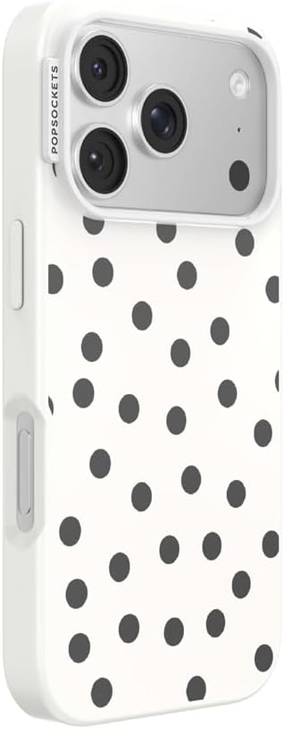 PopSockets iPhone 16/17E Phone Case with MagSafe- Spotlight Dots | Magnetic, Wireless Charging, Camera & Drop Protection, Phone, Women, Electronic Accessories, For iPad/Kindle/iPhone/Android