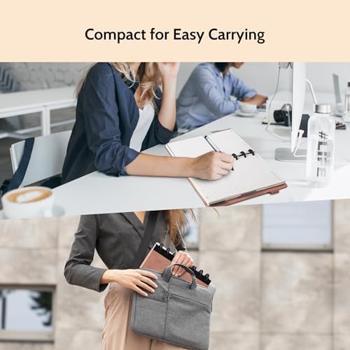 Yoment Refillable Notebooks for Work 5 Subject with Removable Dividers Tabs