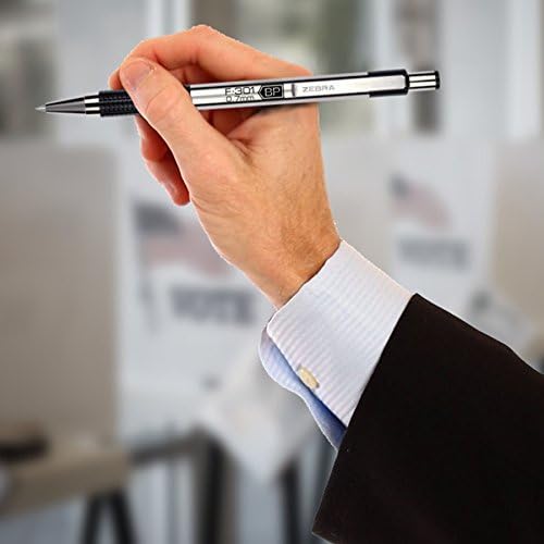 Zebra Pen F-301 Retractable Ballpoint Pen, Black Ink, 0.7mm, 6 Pks 72 ttl