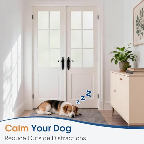 Homein Frosted Glass Window Privacy Film with Tools, Static Cling, Pure