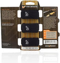 Gruv Gear Fret Wrap & Guitar Mute, Fretwrap for Acoustic, Electric & Bass | String Dampener Recording, Tapping & Practice Accessory (3 Pack, Large Black, Fits 6 String Bass, 8 String Guitar)