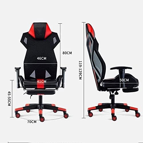 Office Chair Ergonomic Office Chair Executive High Back Computer Chair with Lumbar Support Arm Headrest Home Gaming Chair (Colour: C) (Colour: A) (B)