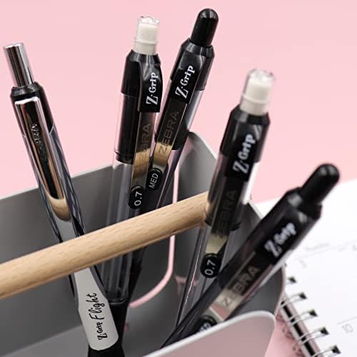 Zebra Pen Z-Grip Retractable Ballpoint Pen, Black Ink, 0.7mm, 30 Bulk-Pack