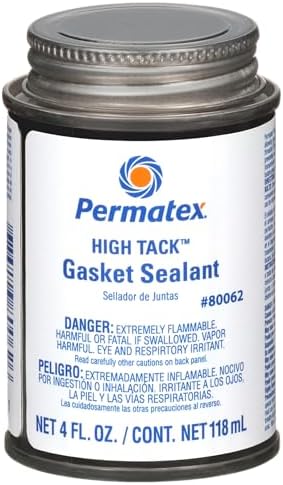 Permatex 80062 High Tack Gasket Sealant, 4 oz., Black
