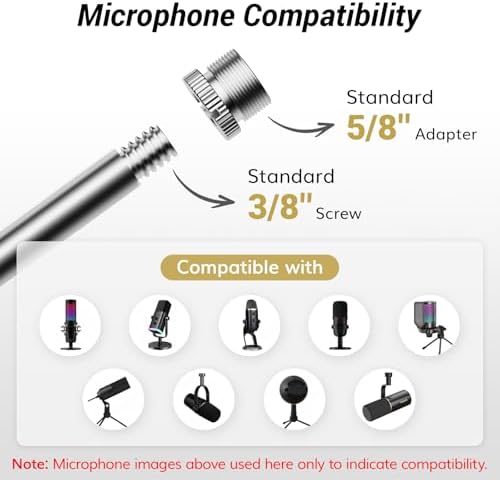TONOR Isolation Shield Pack for Mic, Acoustic Foam Shield with Pop Filter & Tripod Stand, Foldable Design, Compatible with Blue Yeti, AT2020, Recording, Podcasts, Singing, Max 70 inch, Stand Included