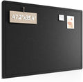 Fluxynara 47.2" x 35.4" Large Bulletin Board, Black