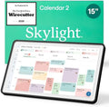 Skylight Calendar 2 – 15" Touchscreen Digital Calendar, Classic, Black