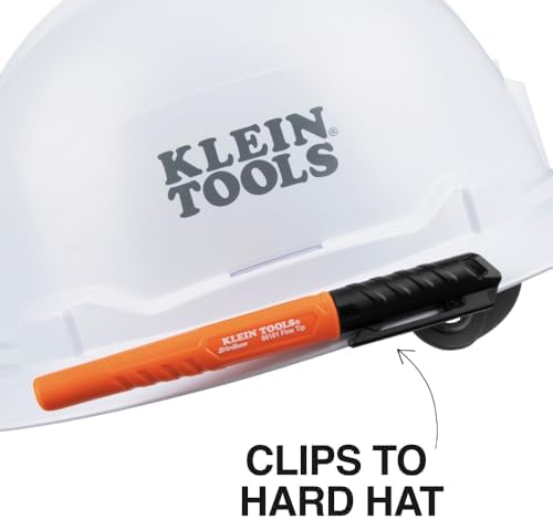 KLEIN TOOLS 80190 Skribes Fine Tip Permanent Markers, Professional-Grade Ink, Multi-Surface Jobsite Marker for Wet, Dry and Oily Surfaces, Black, 36-Pack