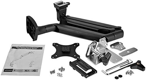 StarTech Desk Mount Monitor Arm up to 32in, 19.8lb/9kg, Black (ARMPIVOTHDB)