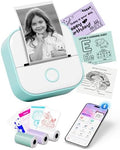 Mini Sticker Printer - T02 Mini Thermal Printer AI Sticker Maker for Kids