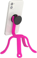 PopSockets Flexible Phone Mount & Stand- Pinky | Flex Mount & Tripod, Content Creators, Hands-Free, Light Pink, Girly, Women