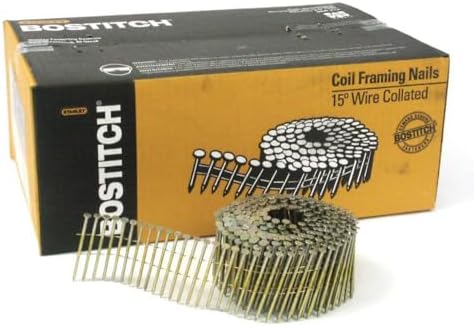 Bostitch 2-1/2 in. X .099 Galvanized Smooth Shank 15 Coil Framing Nail