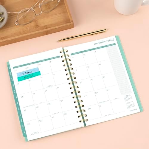 Mead Cambridge 2027 Planner, Weekly & Monthly, 5.5" x 8.5", Glimmer (1843-200-27)