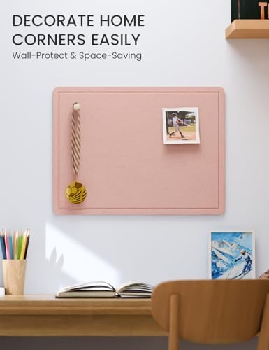 Fluxynara 23.6" x 17.1" Bulletin Board, Pink