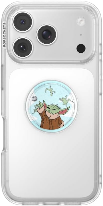 PopSockets Adhesive Phone Grip, Holder- Squishy Force | Secure Comfortable Hold, Anti-Drop, Kickstand, Disney, Mickey Mouse, Minnie, Tidepool, Liquid, Glitter